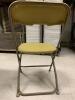 (50) Gold Poly Folding Chairs - 3