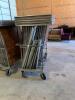 (35) 3x4 Pieces of Parquet Dance Floor (Cart not included) - 2