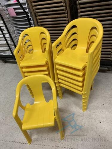(12) Children's Stacking Chair