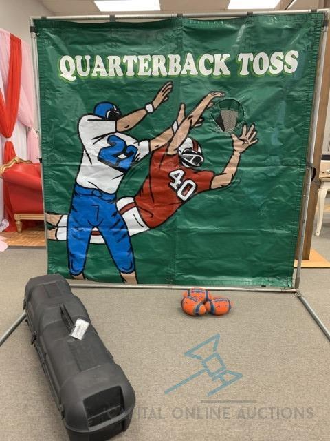 Twister Display Quarterback Toss Frame Game