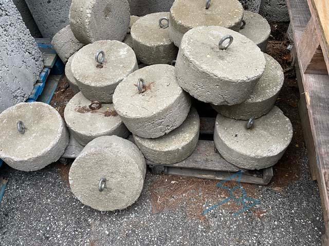 (19) 30LB CONCRETE WEIGHTS