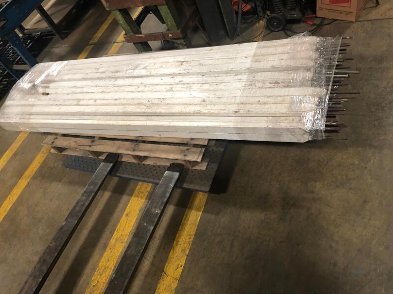 (42) 8 FT Wood Side Poles