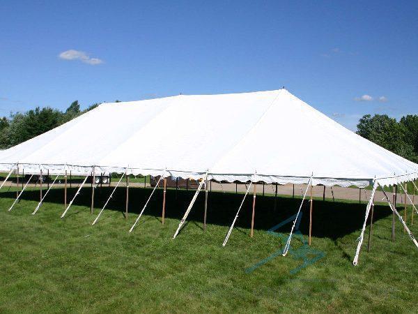 30'x30 2 Piece White Pole Top (TOP ONLY)