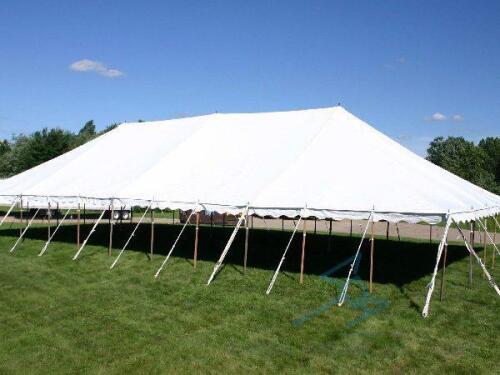 (2) 15'x30' White Pole Top Mid (TOP ONLY)