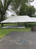 20'20 x 40 1 Piece White Pole Tent