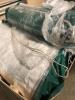 40'x40' 2 Piece White/Green Striped Pole Top (TOP ONLY) - 2