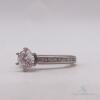 14kt Gold Diamond Engagement Ring - 2