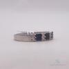 14kt Gold, Blue Sapphire, & Diamond Ring - 3