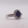 14kt Gold, Blue Sapphire, & Diamond Ring - 3