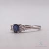 14kt Gold, Blue Sapphire, & Diamond Ring - 2