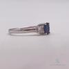 14kt Gold, Blue Sapphire, & Diamond Ring - 3