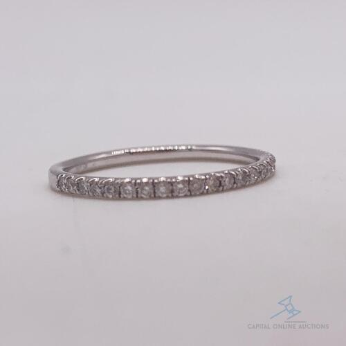 14kt White Gold Diamond Band