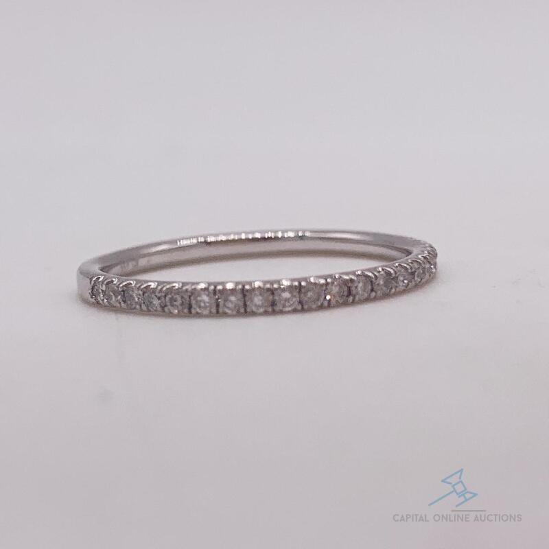 14kt White Gold Diamond Band