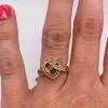 Gorgeous 18kt Gold & Diamond Cocktail Ring - 2