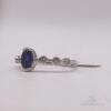 14kt Gold, Blue Sapphire, & Diamond Ring - 2