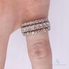 Gorgeous 14kt Gold & Diamond Band Ring - 4