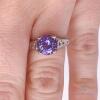 14kt Gold, Tanzanite, & Diamond Ring - 4