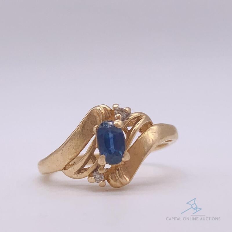 14kt Gold & Sapphire Ring