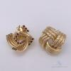 14kt Solid Yellow Gold Earrings - 2