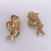 14kt Yellow Gold & Diamond Earrings - 2