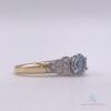 14kt Gold, Aquamarine, & Diamond Ring - 3