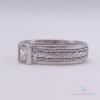 Designer Platinum & Diamond Ring - 2