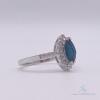 14kt Gold, Blue Sapphire, & Diamond Ring - 3