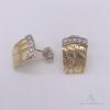 14kt Yellow Gold & Diamond Earrings - 3