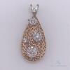 14kt Gold & Diamond Pendant - 2