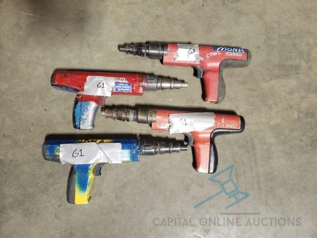 (4) Hilti Shotguns