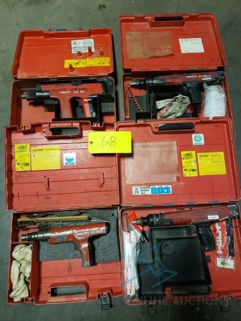 (4) Hilti Shotguns with Case