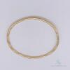 14kt Solid Yellow Gold Bangle Bracelet - 2