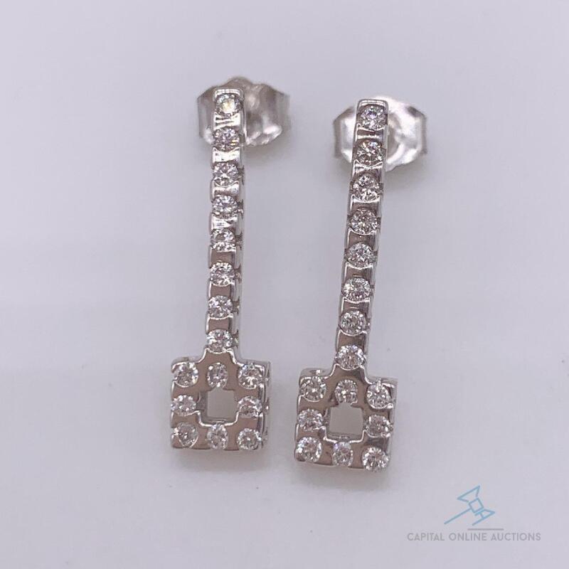 14kt Gold & Diamond Earrings