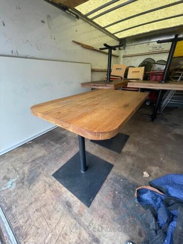 4 Heavy Base Four Top Dining Table