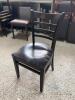 5 Dark Brown Dining Chairs