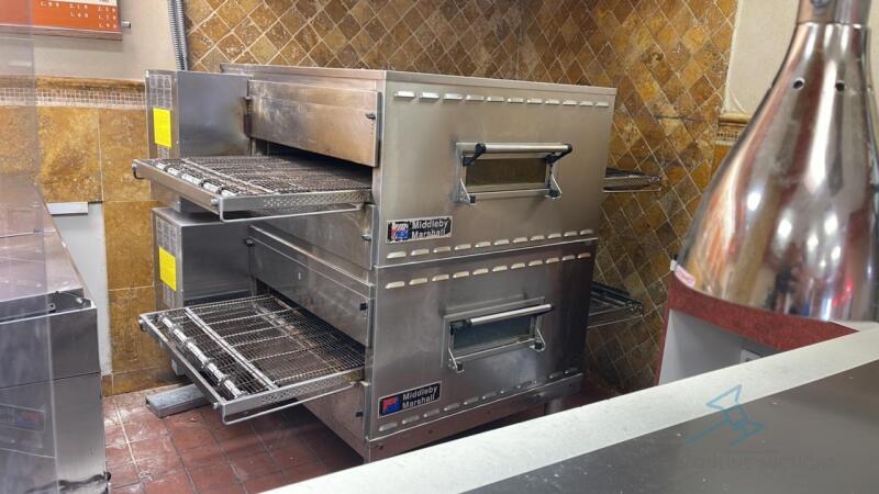 Double Stack Conveyor electric pizza ovens