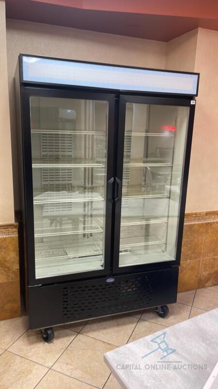 2 door refrigerated merchandiser