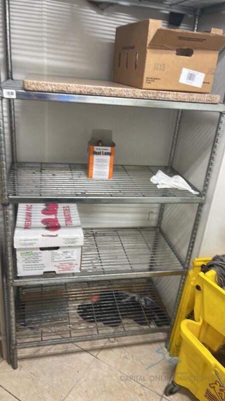 Wire type shelving unit