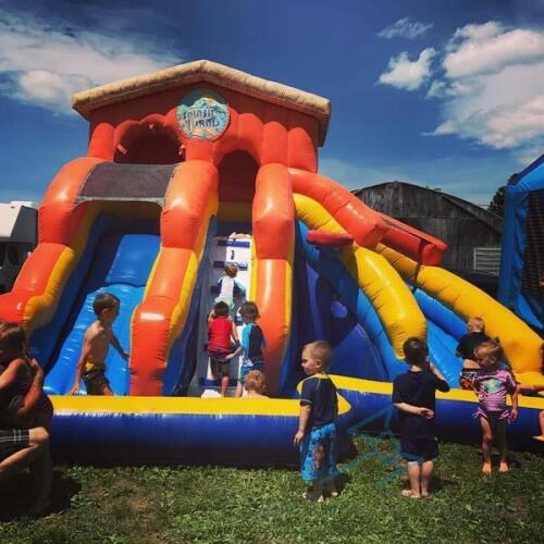 Water Slide Bounce Combo House.