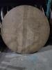 (5) 5ft Round Wood Folding Tables - 3