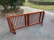 56in wooden safety gate