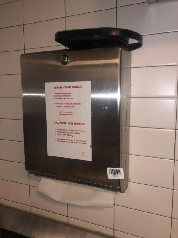 Paper towel dispenser and soap dispenser