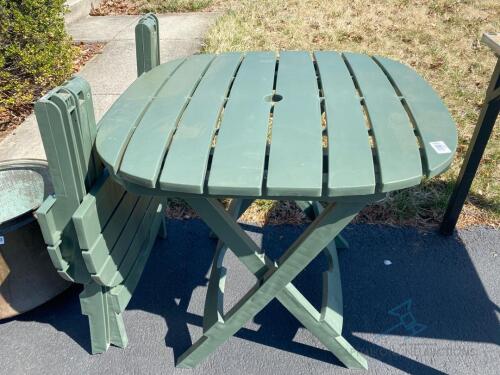 (2) Foldable Plastic Table