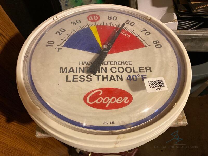 (2) Cooper Thermometers