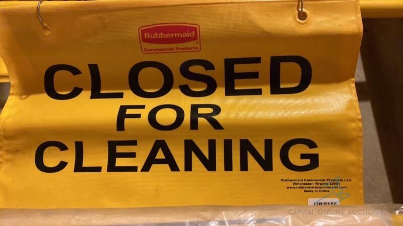 (3) Closed for Cleaning Hanging Signs