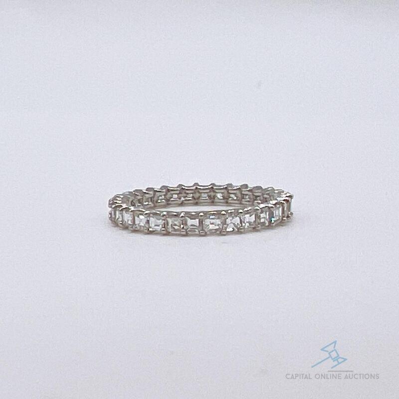 Gorgeous Platinum Diamond Eternity Band- 1.50 Cttw!