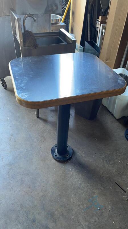 (8) Stainless Steel Dining Tables and Bases