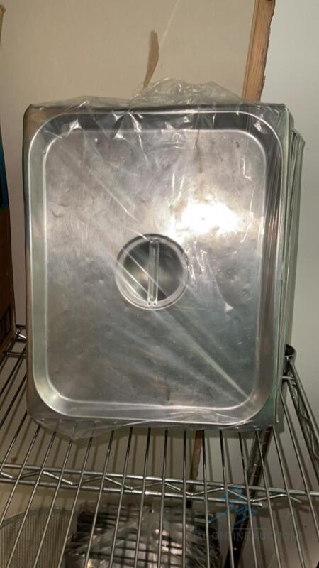 (10) Stainless Steel Hotel Pan Lids