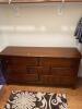 Large Oak Wood Dresser with matching Night Stands & mirror (total 4 pieces) - 7