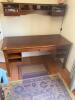 Wooden work Desk with brass knob (contents NOT included) - 6